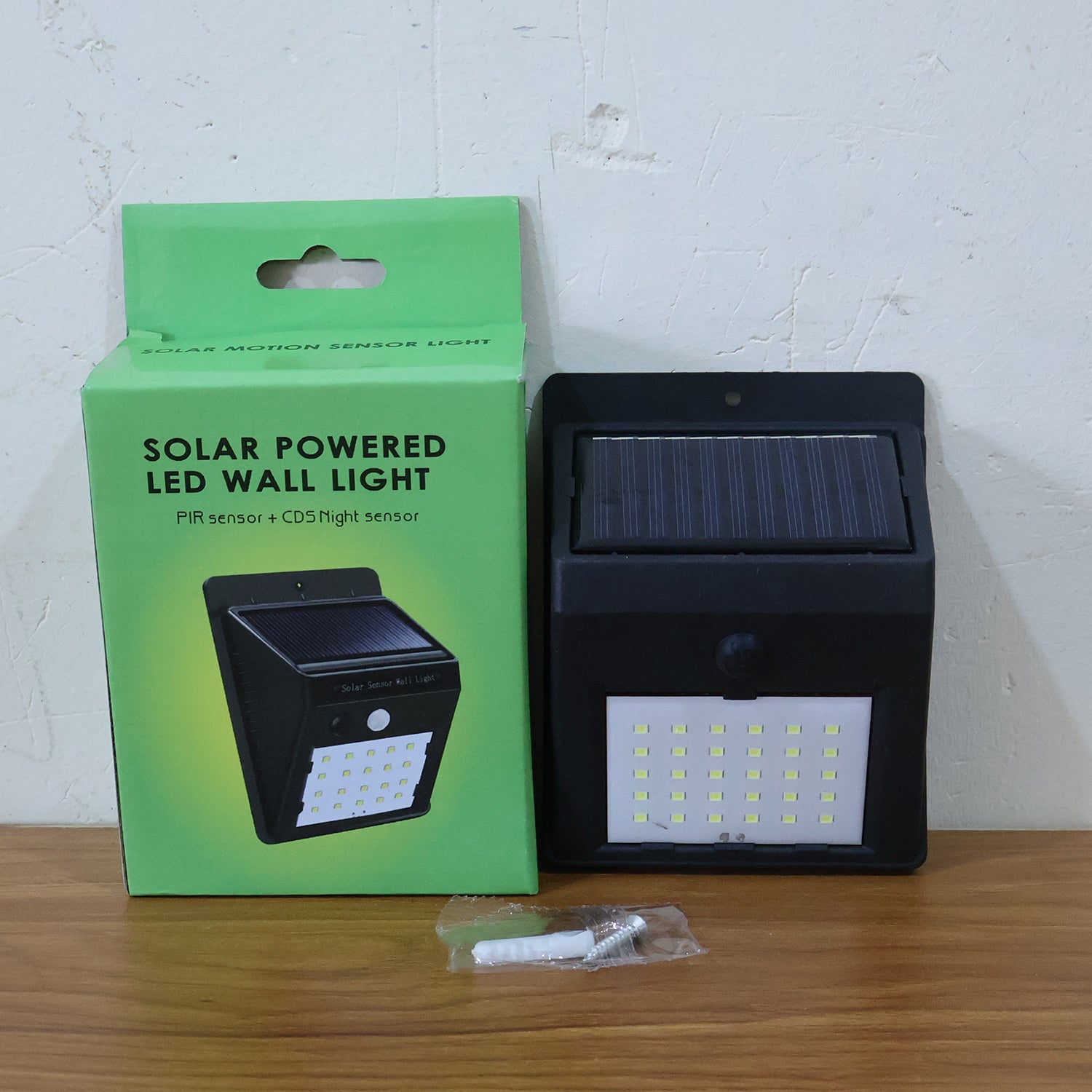 Solar Powered LED Wall Light - (1 Pc) - view 7