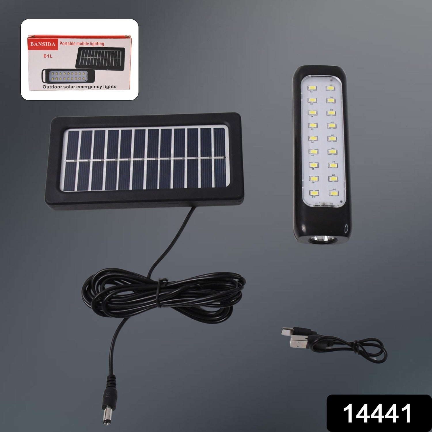 3 Modes Outdoor Indoor Hanging Solar Light Small 18LED & 1 Big LED - view 2