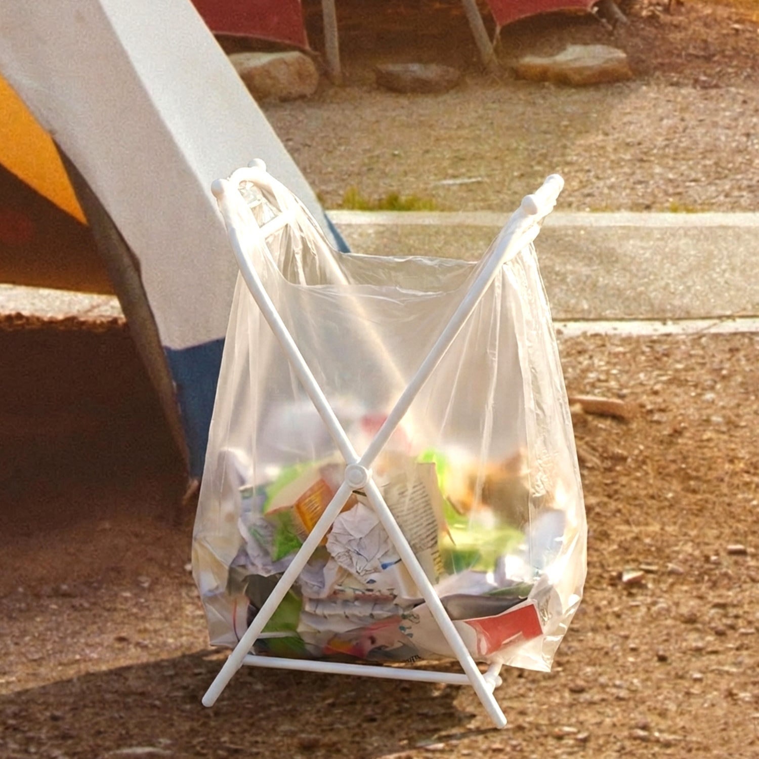 Foldable Garbage Bag Holder Stand (1 Pc) - view 2