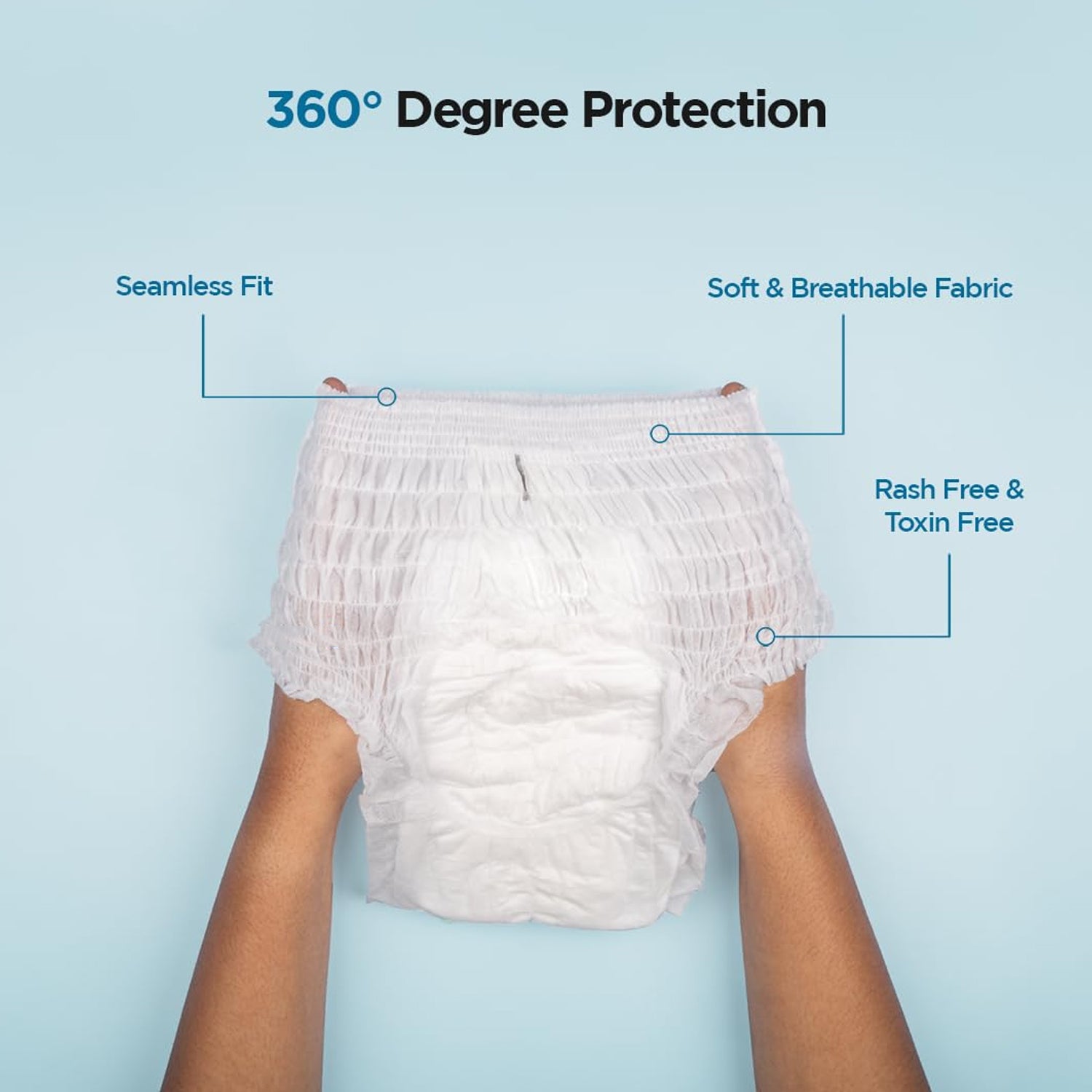 Women’s Emergency Travel Kit with Seamless Underwear Pantyliner 10 Pcs - view 7