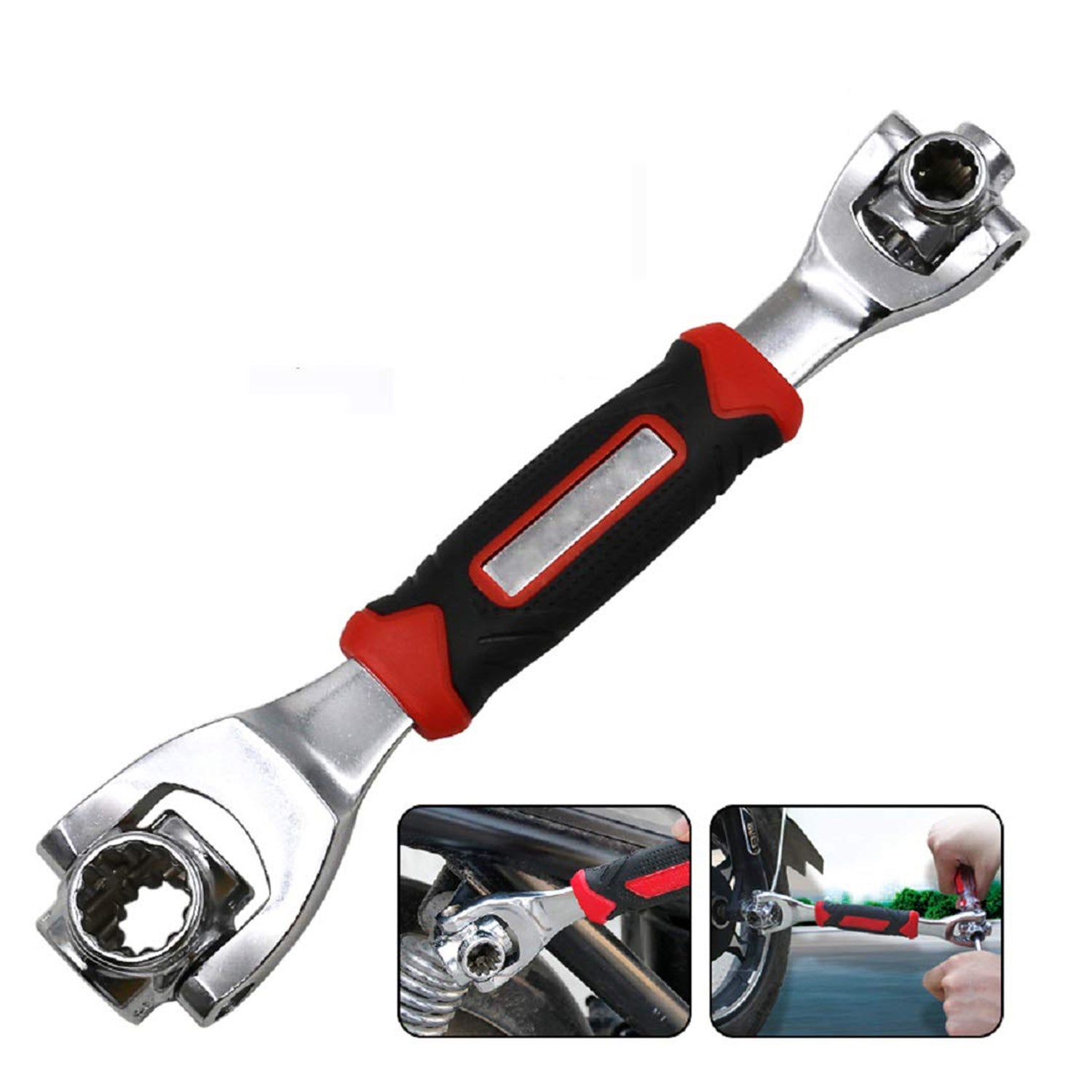 48 in 1 Universal Socket Wrench – 360° Fixed Square, Hex & Torx Hand Tool - view 2