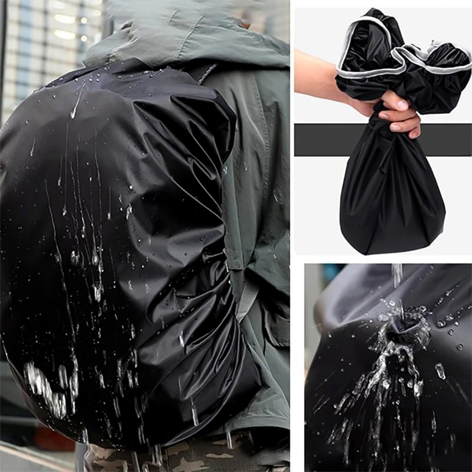 Waterproof Small Size Backpack Rain Cover (1 Pc) - view 6