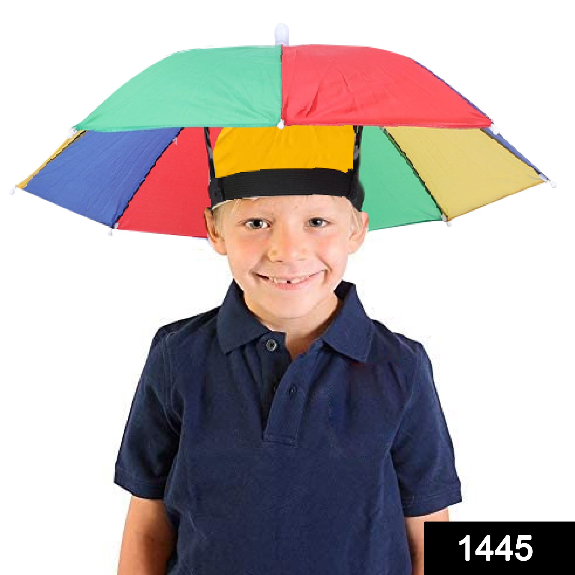Hands Free Umbrella Hat to Protect from Sun & Rain