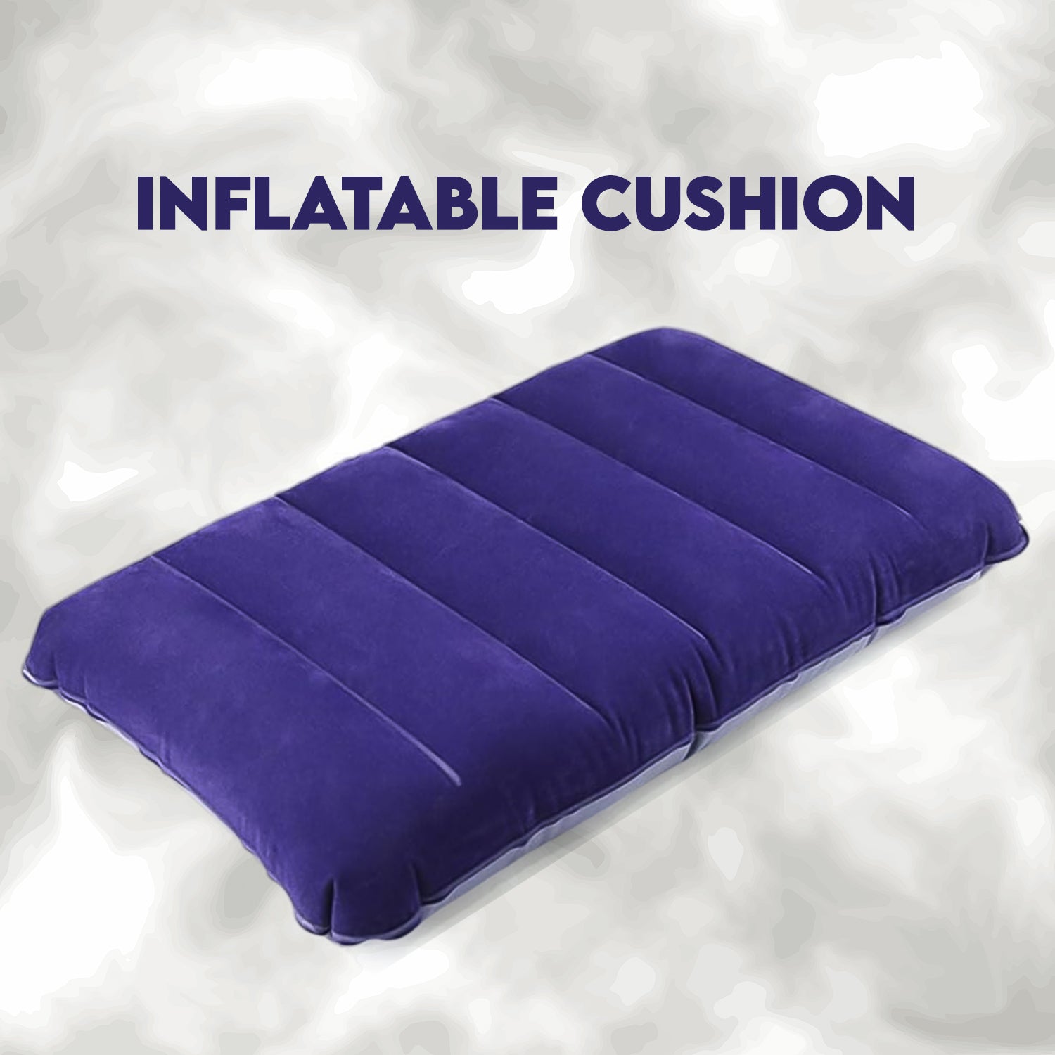 Velvet Air Inflatable Travel Pillow (Blue) - view 2