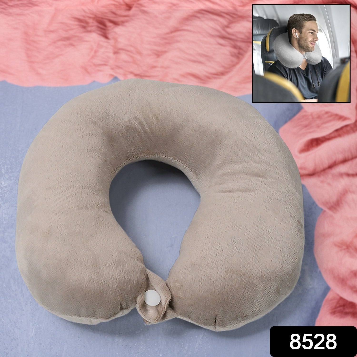 Soft Neck Pillow for Car Home & Travel Comfortable Multipurpose Head Rest - view 2