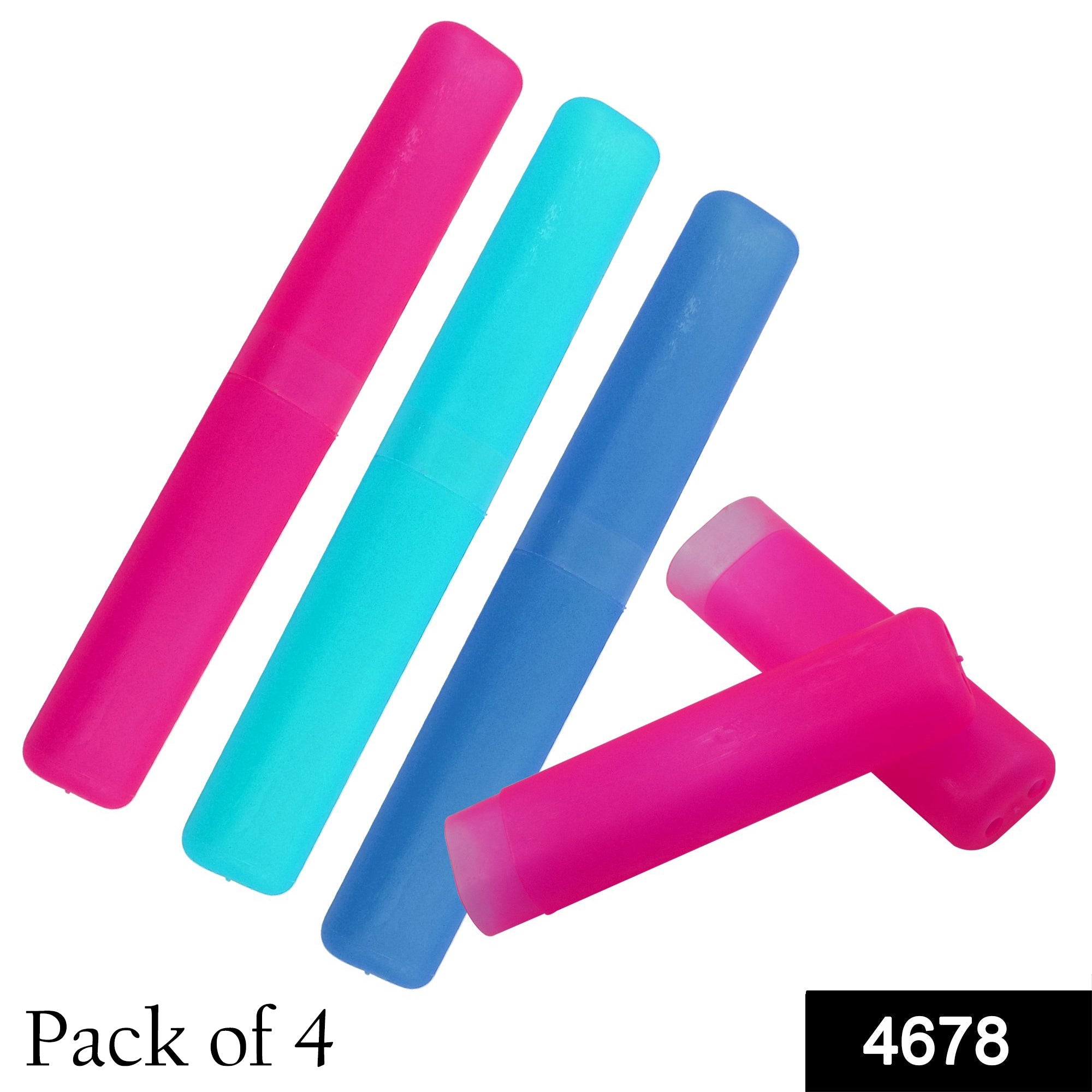 Portable Dust-Proof Toothbrush Cases Toothbrushes Holder (Pack of 4) - view 2