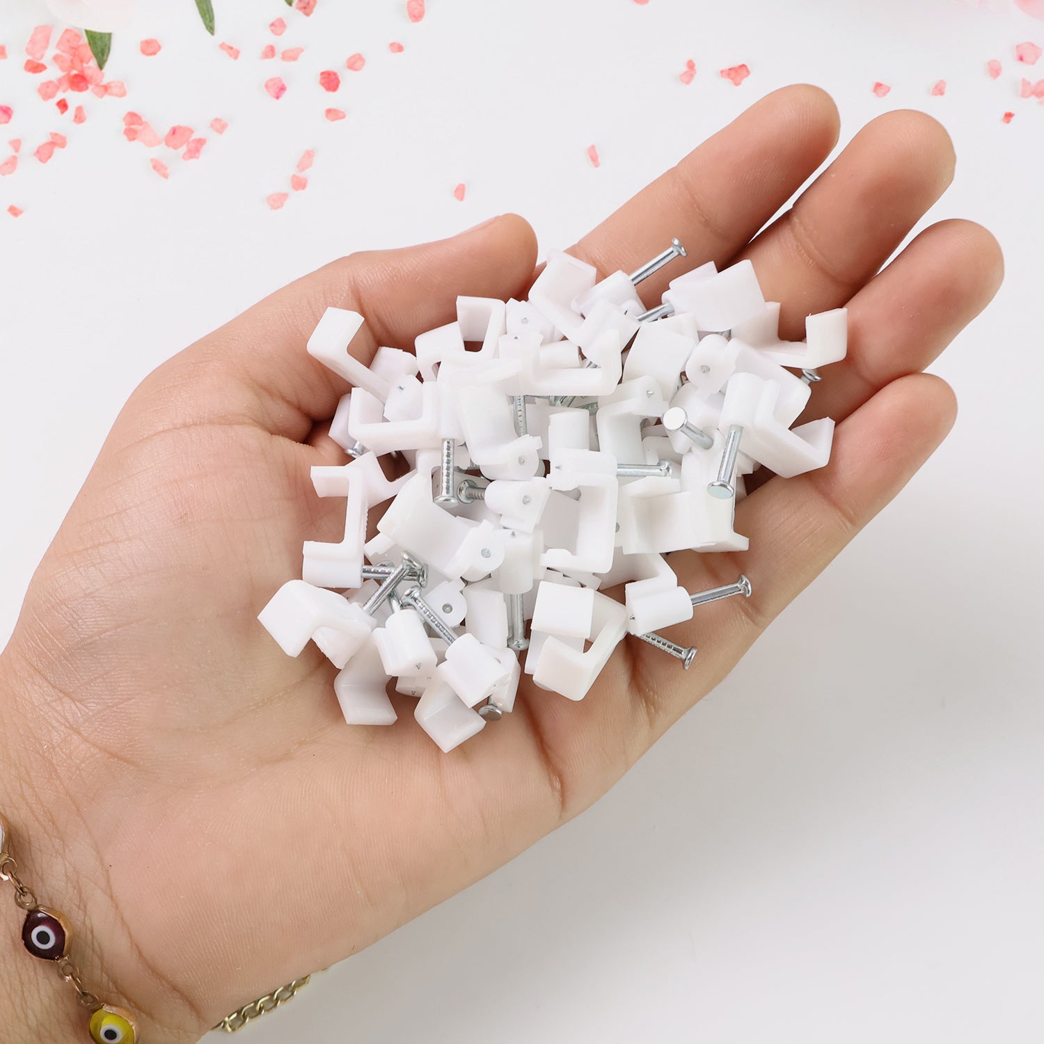 8mm Nail Cable Clips Set (50 Pc) - view 4