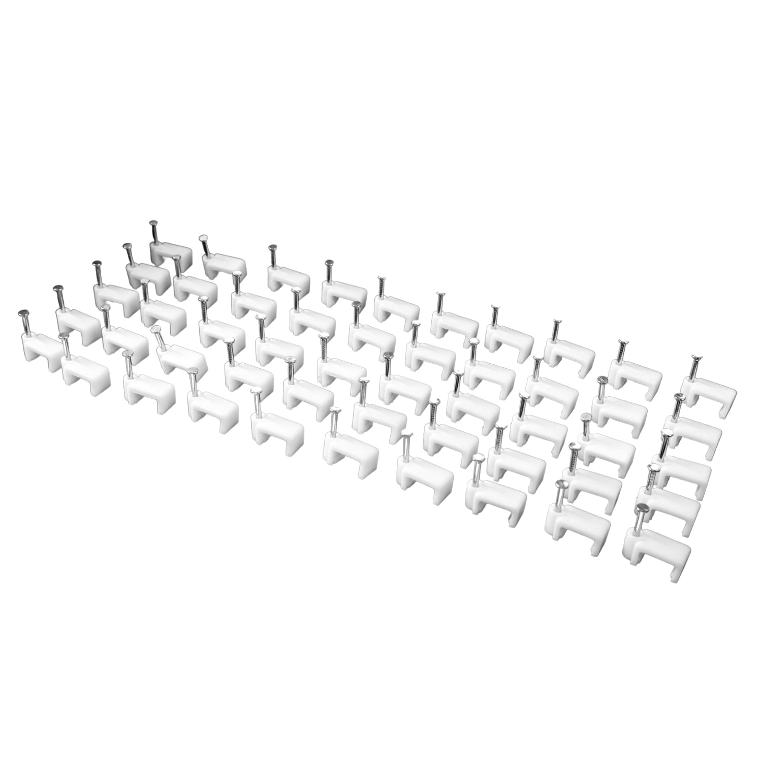 8mm Nail Cable Clips Set (50 Pc) - view 6