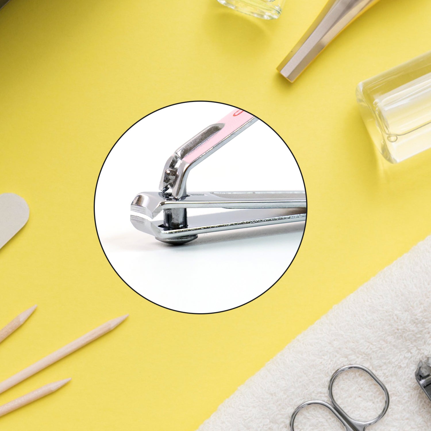 Cute Nail Clipper with Nail Catcher, Nail File - Stainless Steel (1 Pc) - view 6