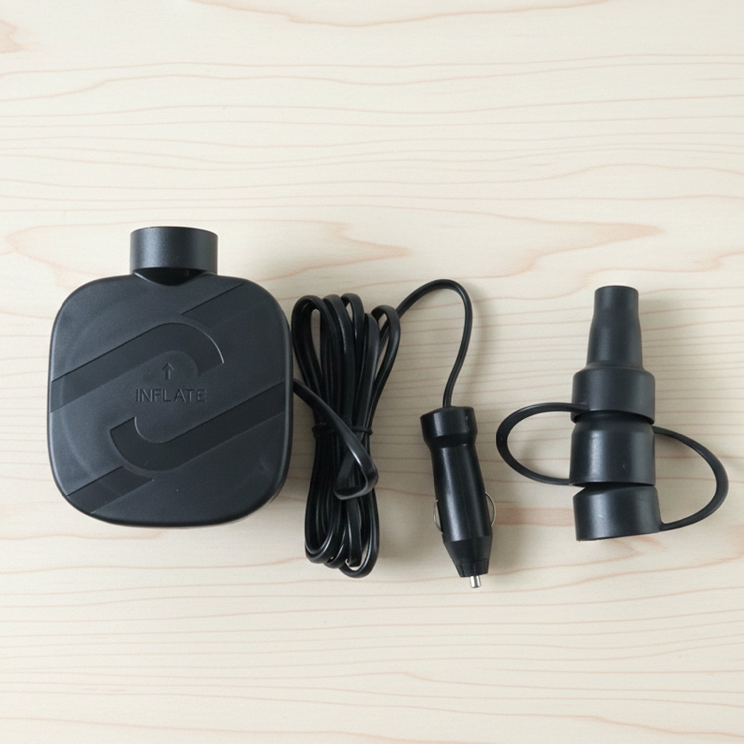 Portable Electric Air Pump Inflator Set with Car Charging Adapter (1 Set) - view 5
