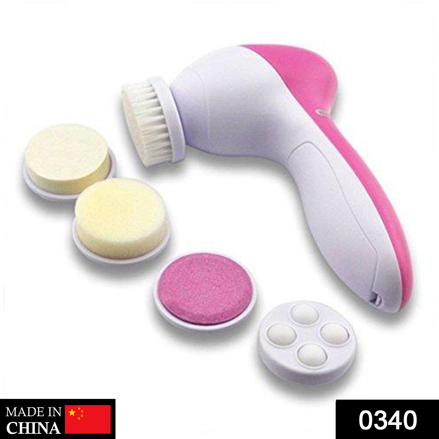 5-in-1 Smoothing Body & Facial Massager (Pink) - view 2
