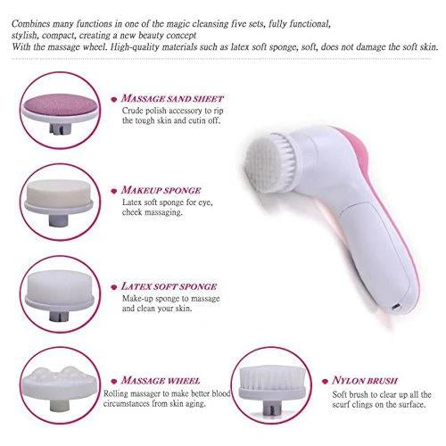 5-in-1 Smoothing Body & Facial Massager (Pink) - view 6
