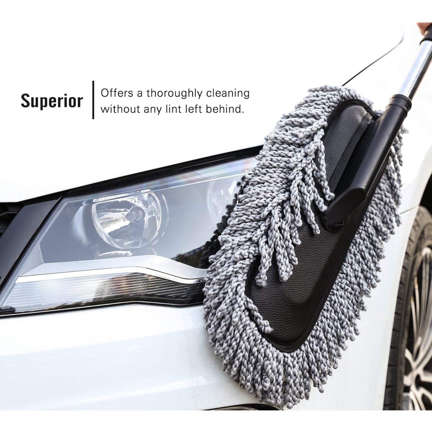 Car Duster, Long Retractable / Soft / Non-Slip / Handle - view 6