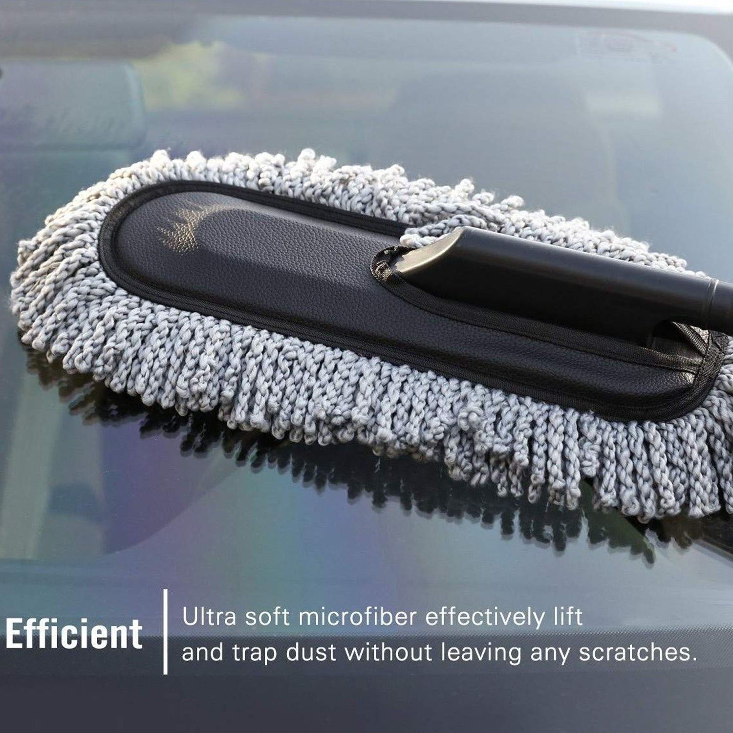 Car Duster, Long Retractable / Soft / Non-Slip / Handle - view 7