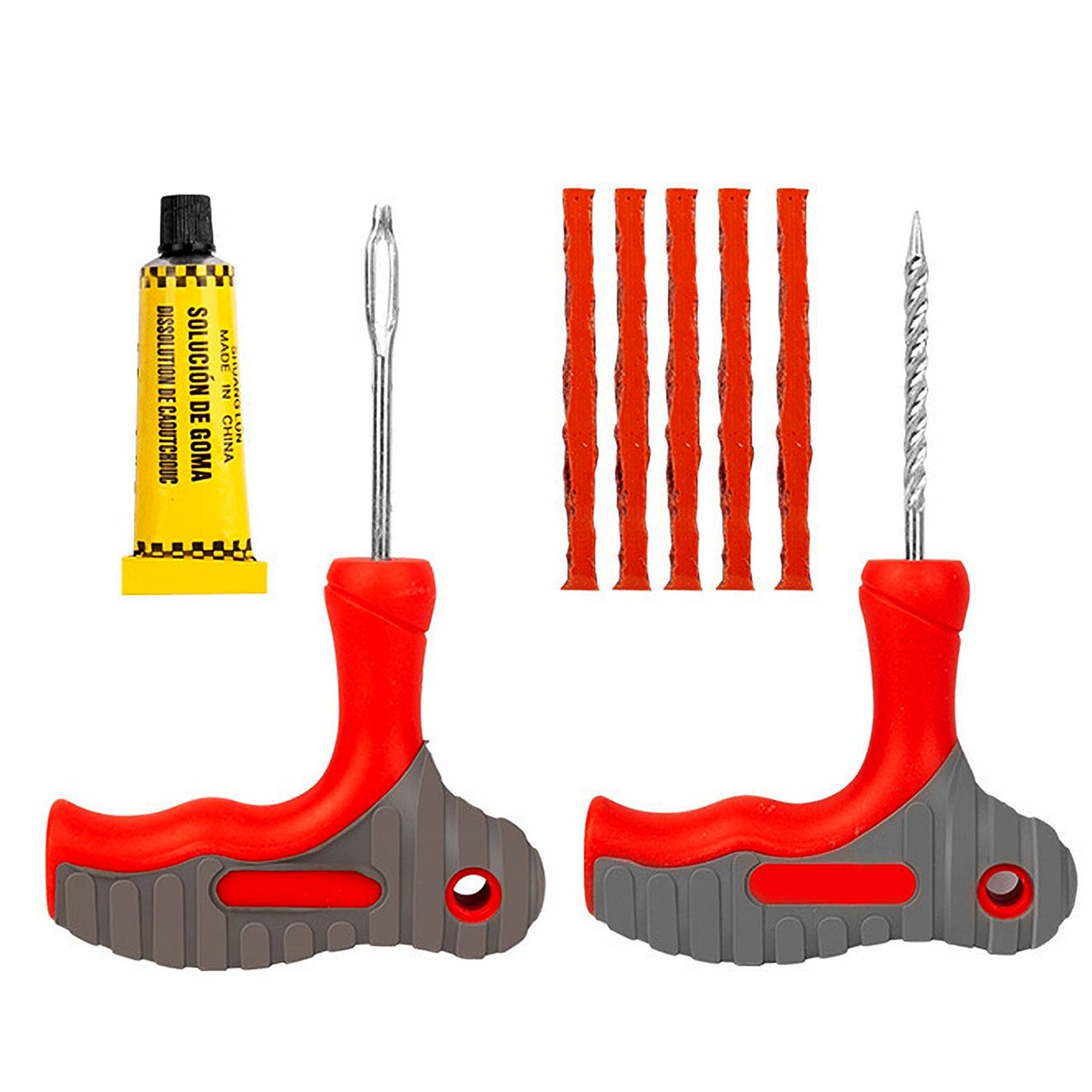 4 in 1 Universal Tubeless Tyre Puncture Repair Kit Tool Set - view 5