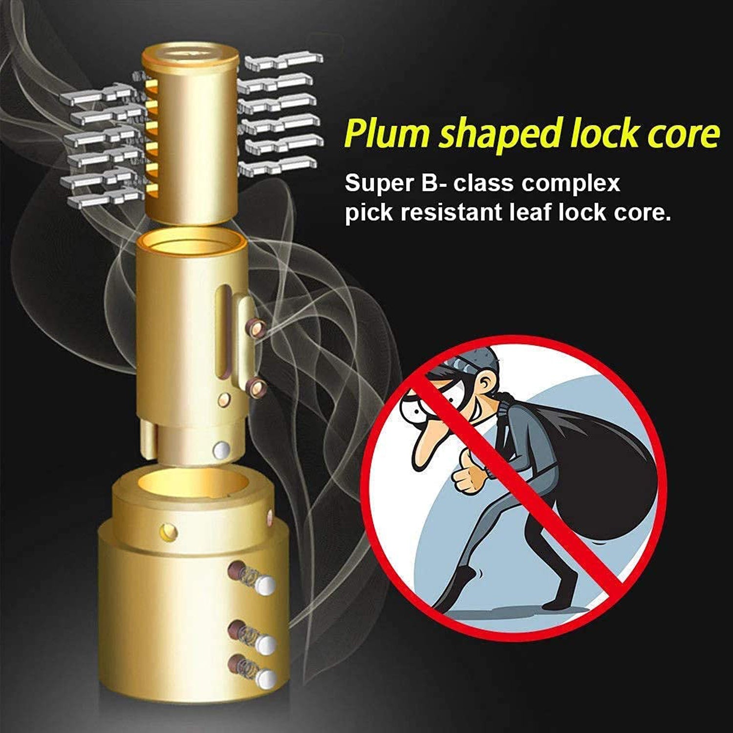 Alarm Disc Lock Motorbike Anti-Theft Disc Brake Lock (1 Pc / With 2 Key) - view 4