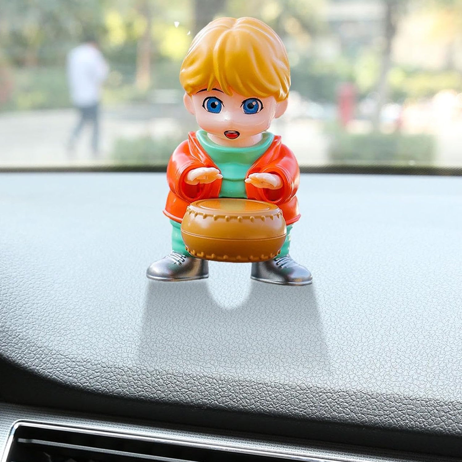 Creative Solar Drummer Car Aromatherapy, Solar Powered Car Air Freshener (1 Pc) - view 6