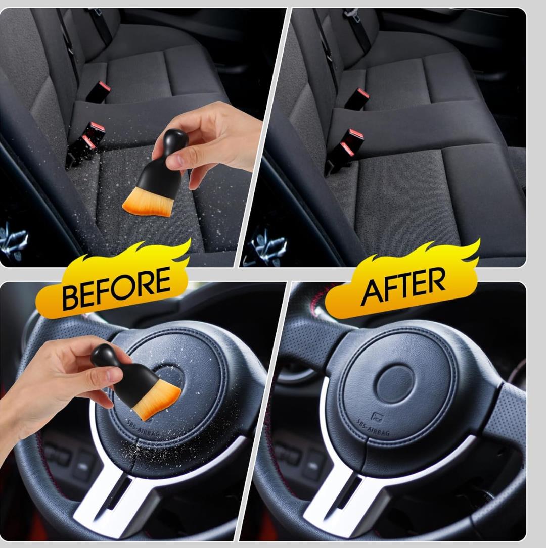 Mini Car Interior Cleaning Soft Brush -Car Cleaning Brushes Duster (1 Pc) - view 3