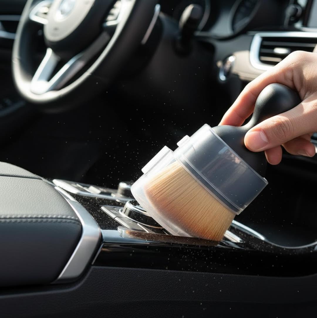 Mini Car Interior Cleaning Soft Brush -Car Cleaning Brushes Duster (1 Pc)