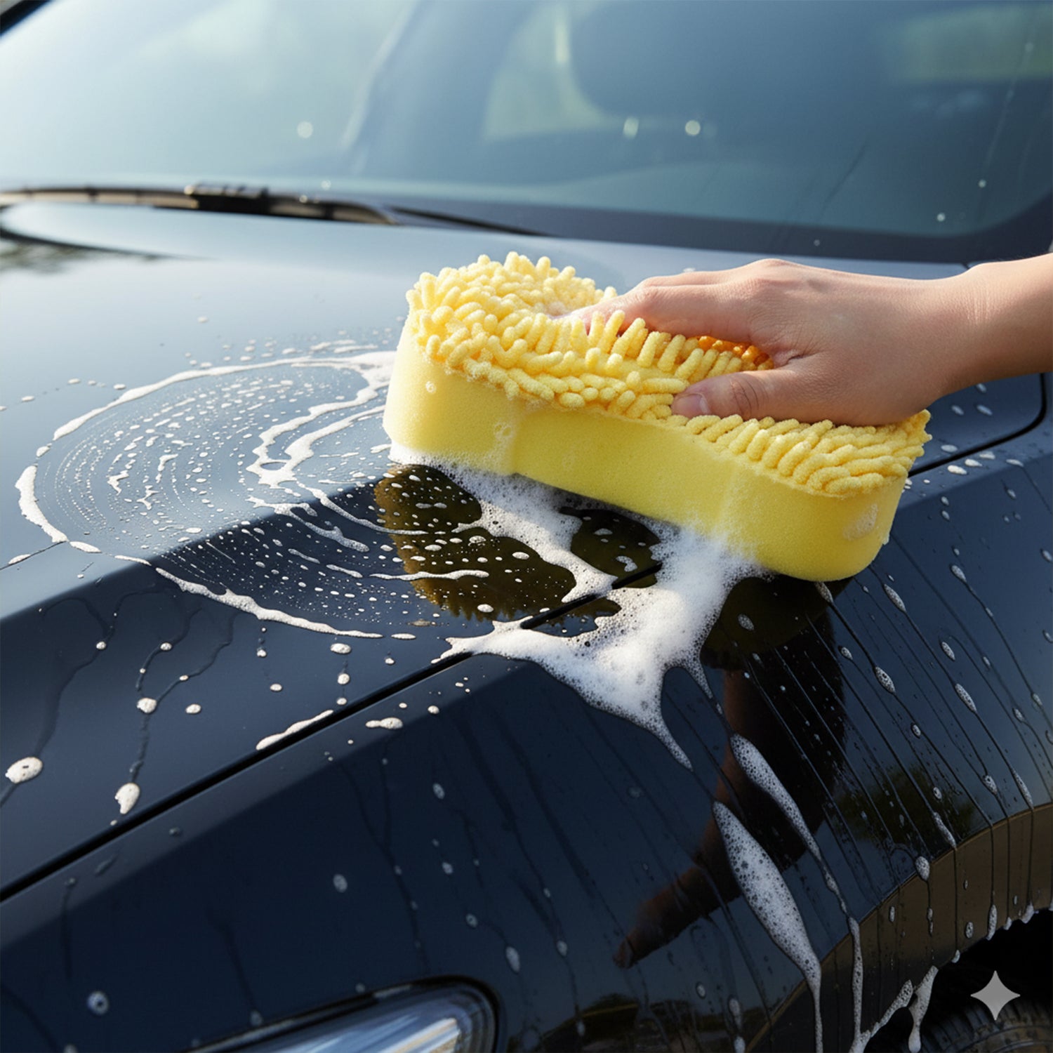Chenille Microfiber Car Washing Sponge (1 Pc) - view 7