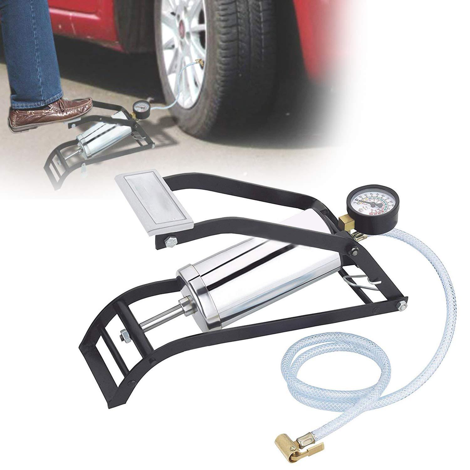 Heavy Duty Steel Foot Pump for Bike, Car, Cycle & More Vehicles - view 4