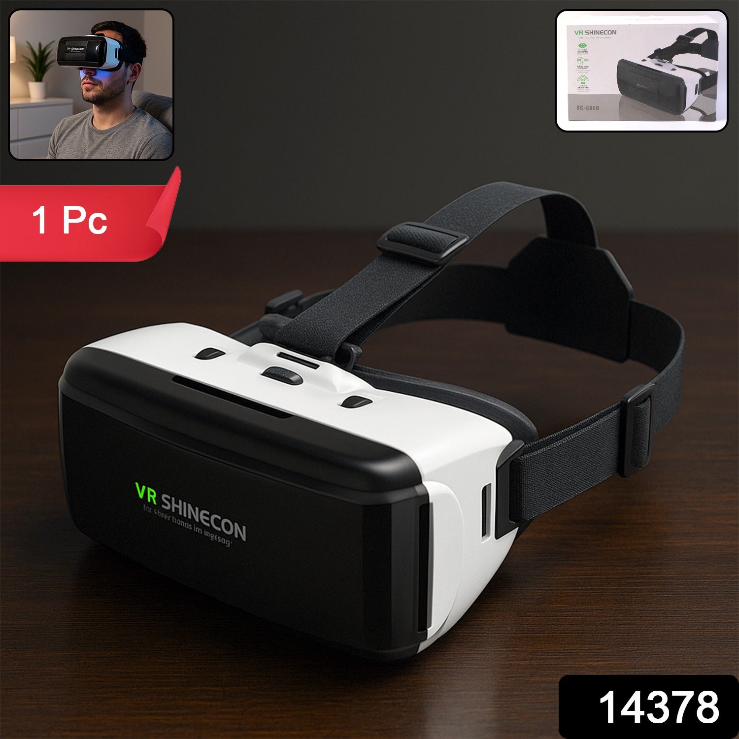 Premium VR 3D Virtual Reality Headset (1 Pc) - view 7