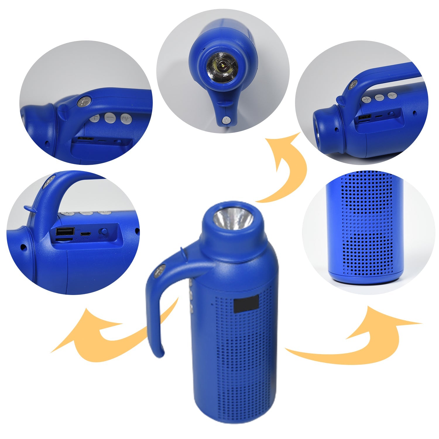 Smart Bluetooth Speaker with Torch & Night Flashlight - view 6