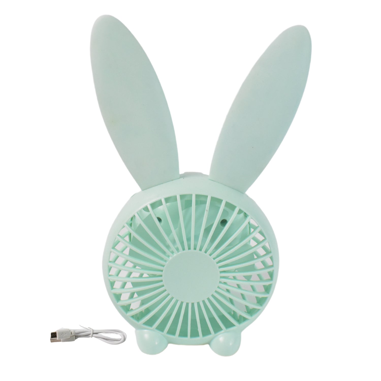 Cute Rabbit USB Desk Fan for Kids & Camping (1 Pc, Plastic, Mist Air) - view 3