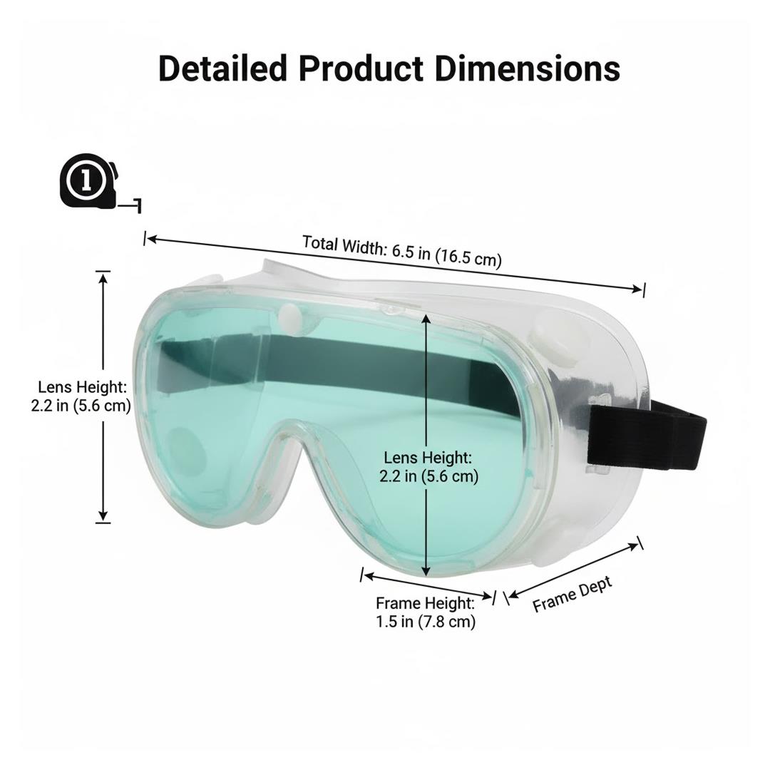 Eye Safety Goggles, Technic Safety Goggles Protection (1 Pc) - view 2