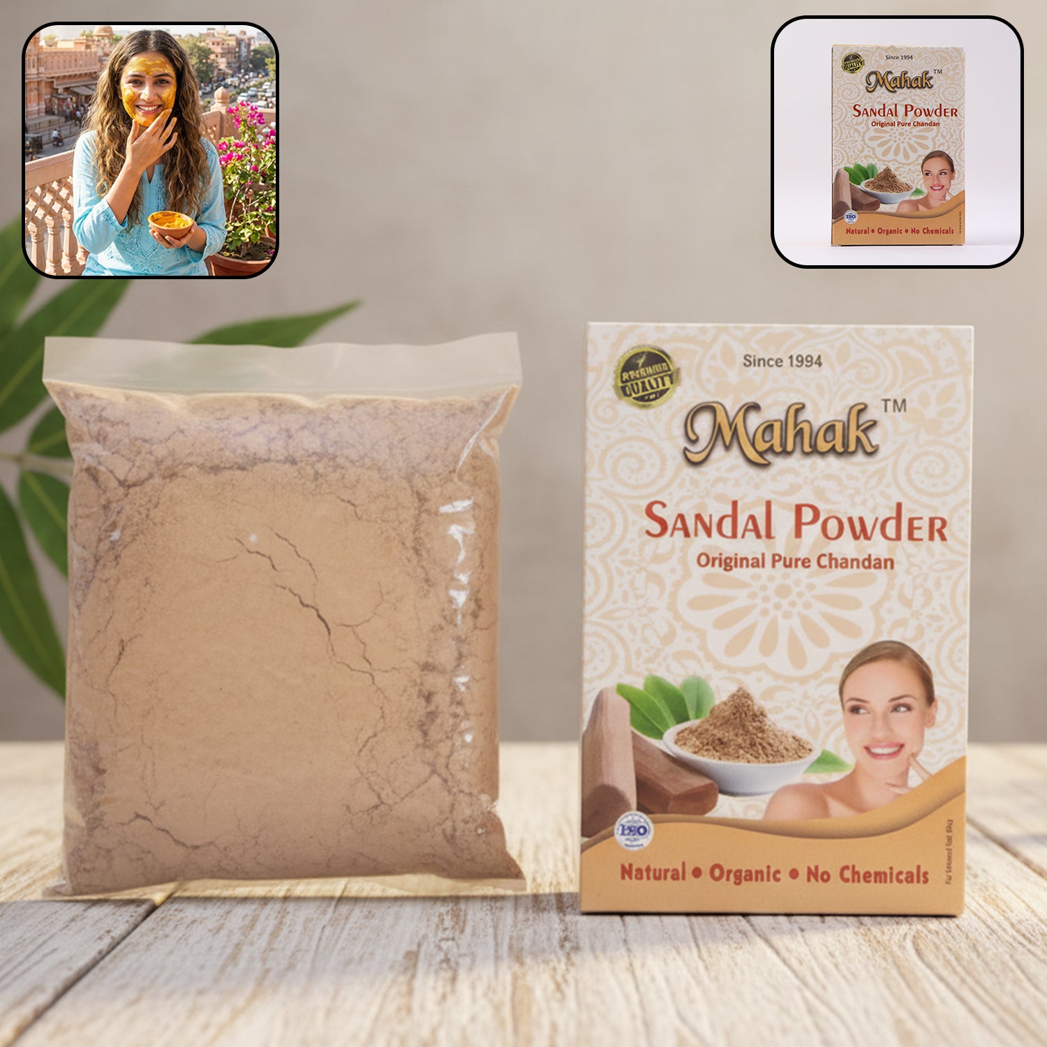 Natural Sandal Powder for Traditional Skincare – 50 gm - view 6