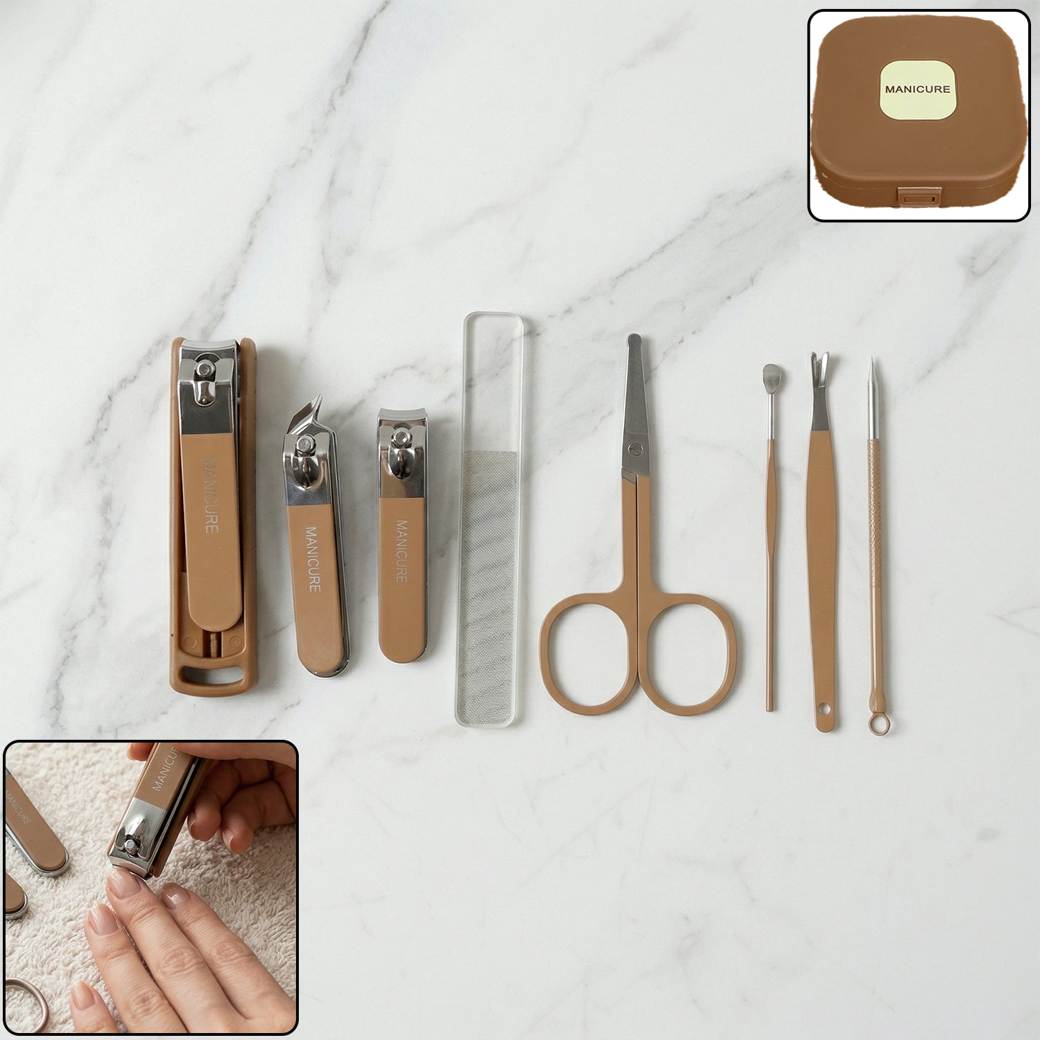 8 In 1 Professional Manicure Pedicure Kit
