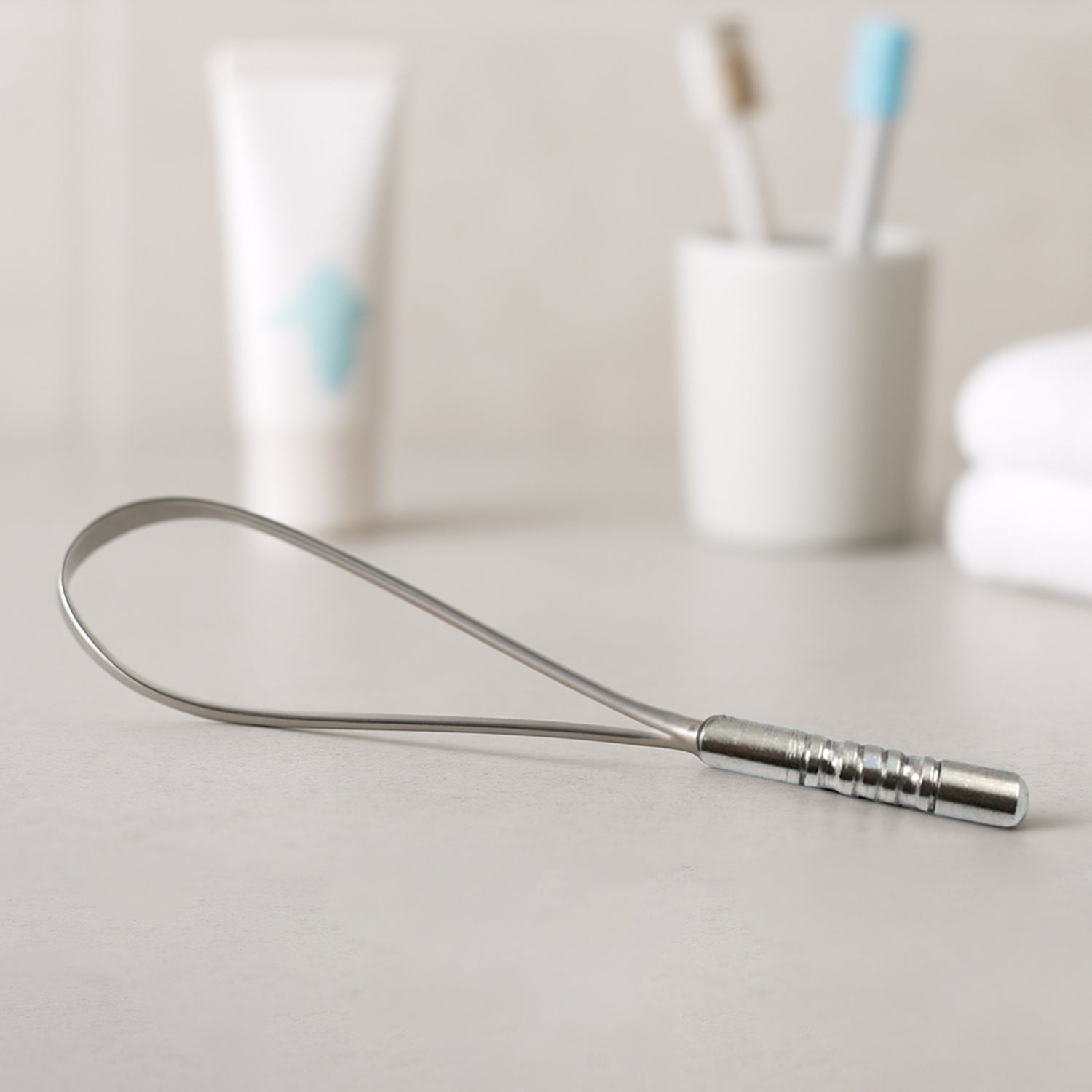 Steel Tongue Cleaner, Tongue Scraper (1 Pc)