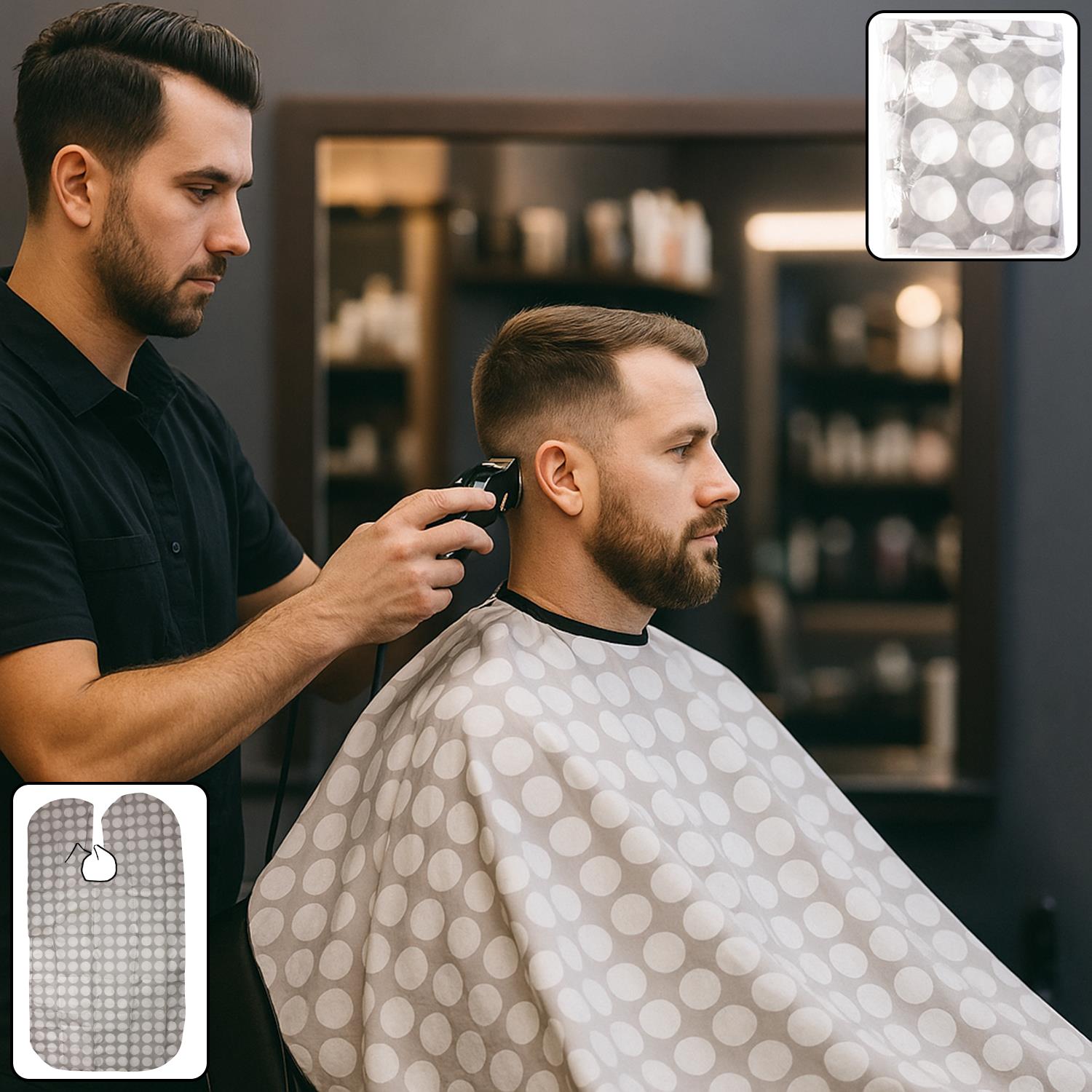 Professional Hair Cutting Cape (1 Pc)