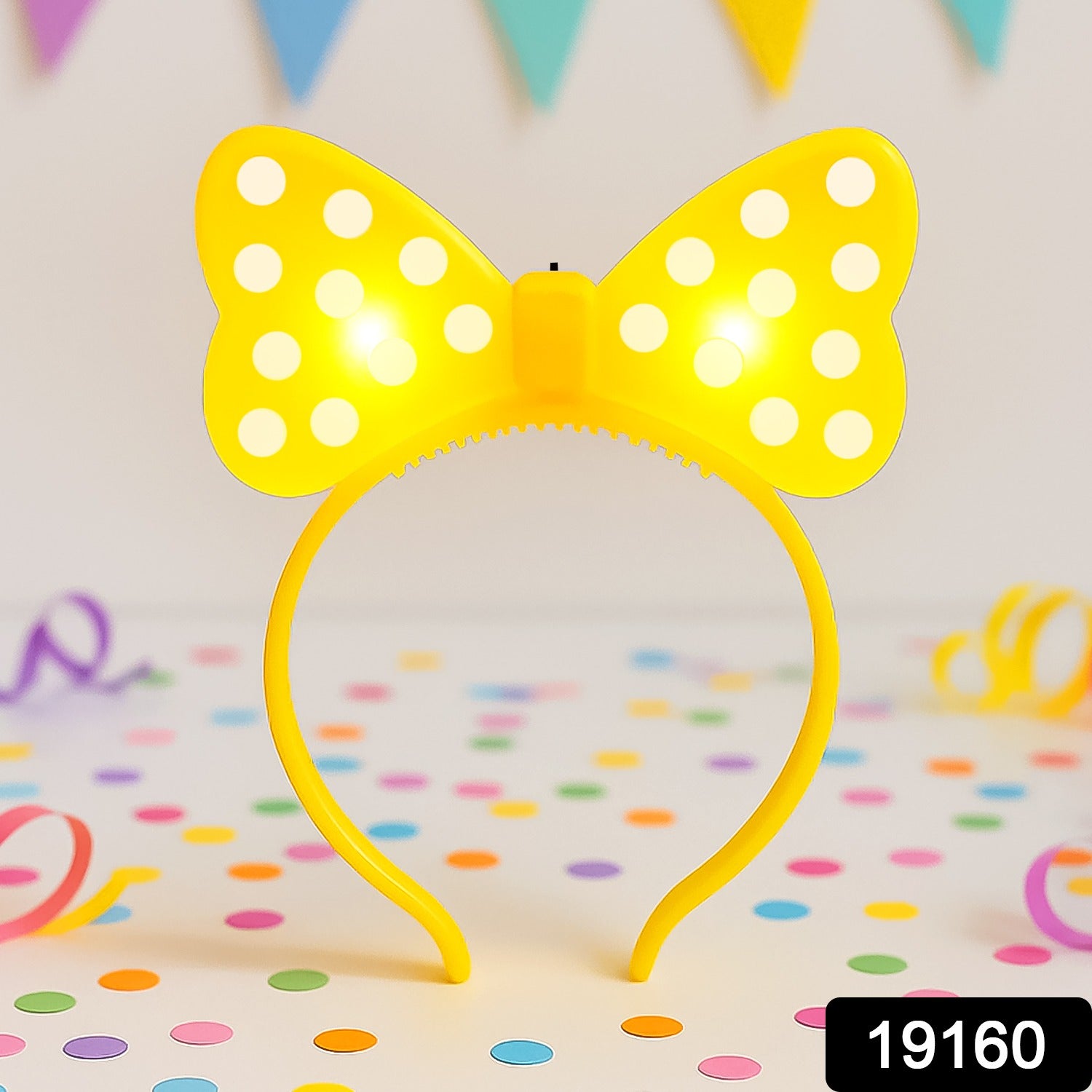 LED Glowing Bow Hairband (1 Pc) - view 2