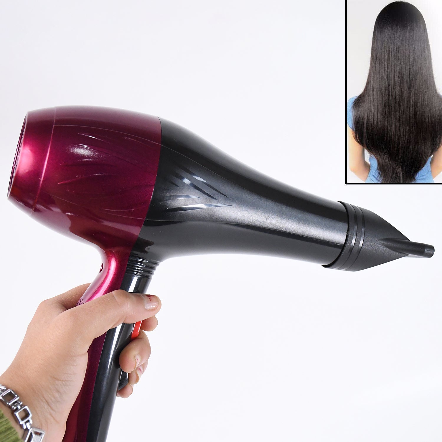 Professional High Power Multi Purpose Hair Dryer Salon (220V,50-60Hz / 1 Pc) - view 6