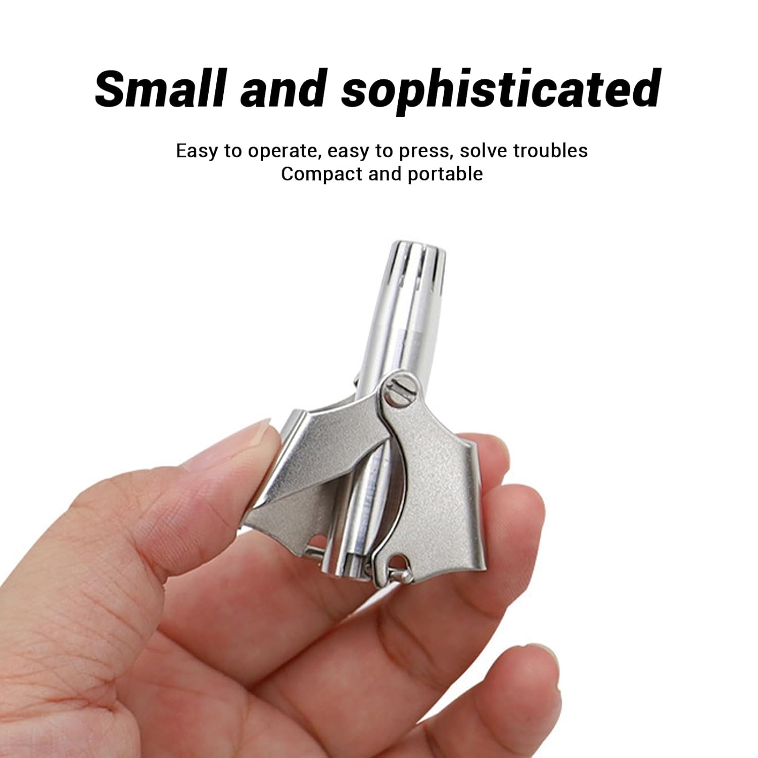 Stainless Steel Painless Nose Hair Remover (1 Pc) - view 6
