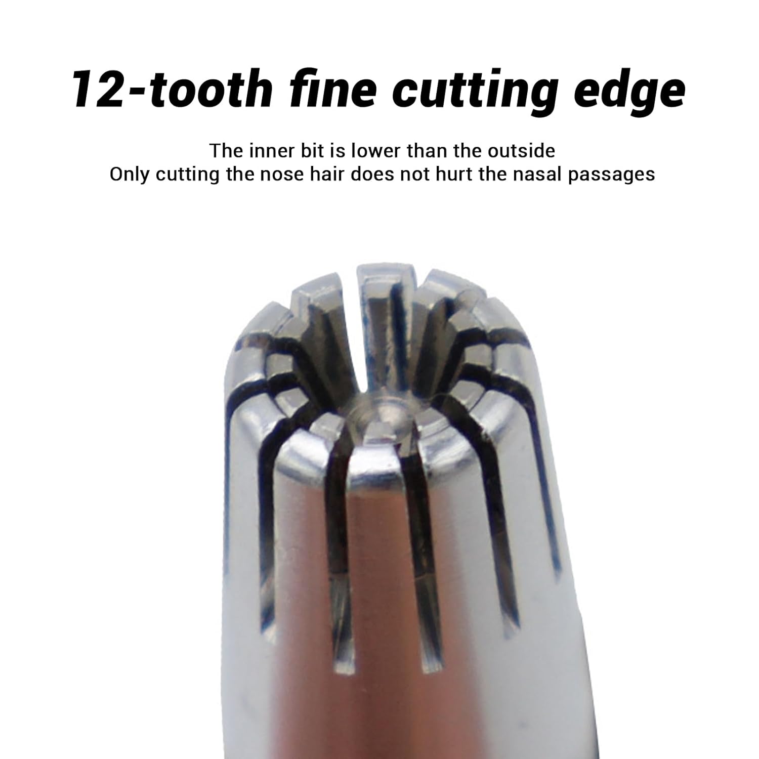Stainless Steel Painless Nose Hair Remover (1 Pc) - view 7