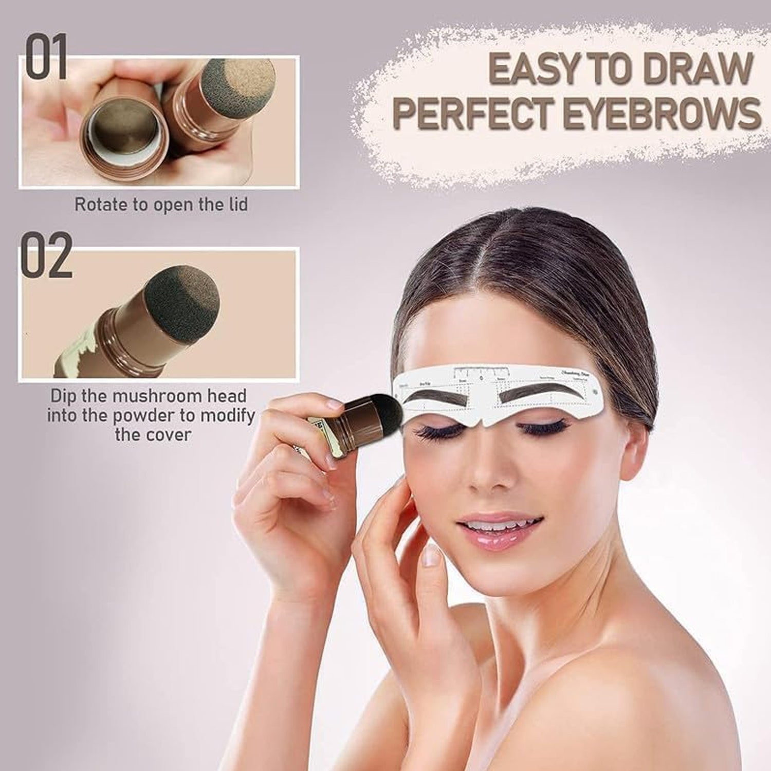 Hairline & Eyebrow Contour Powder Stick - (Set) - view 6