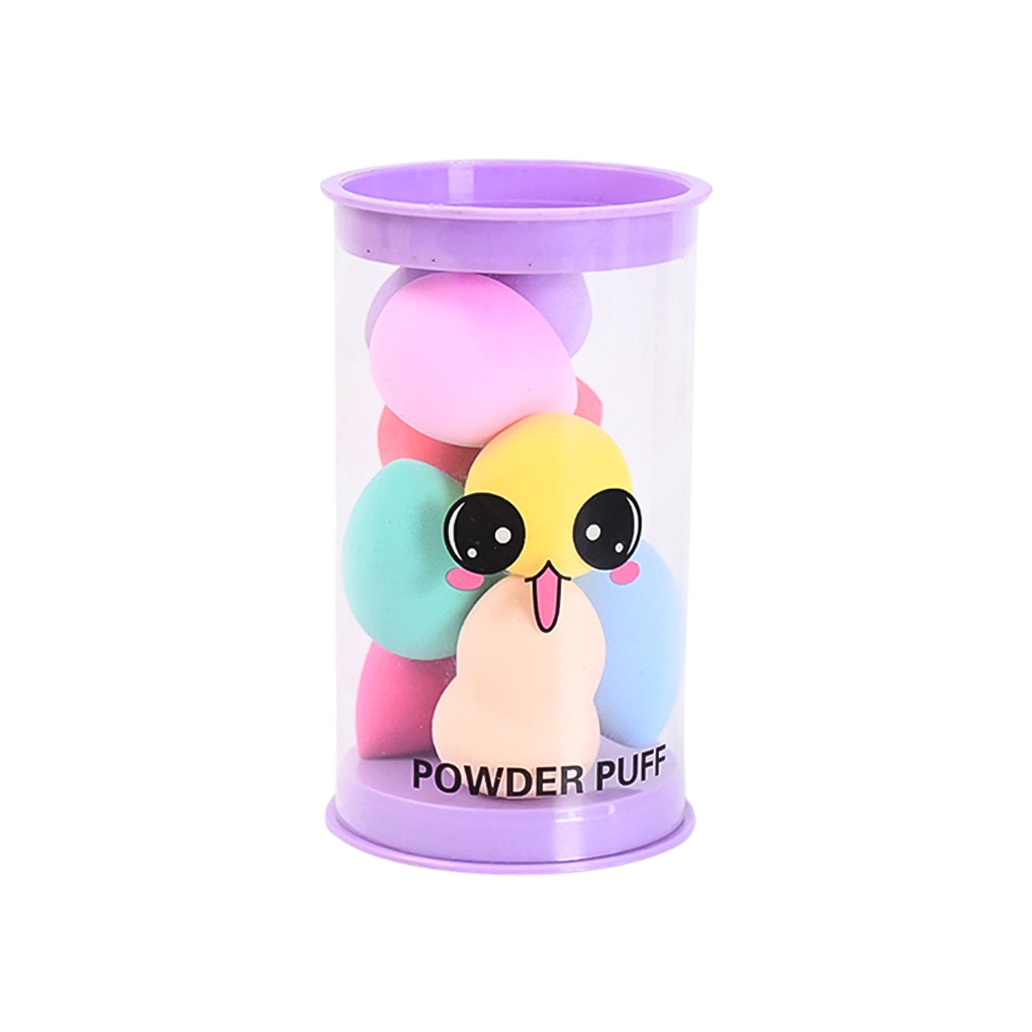 Makeup Beauty Powder Puff (8 Pcs Set / With Case / Mix Color) - view 5