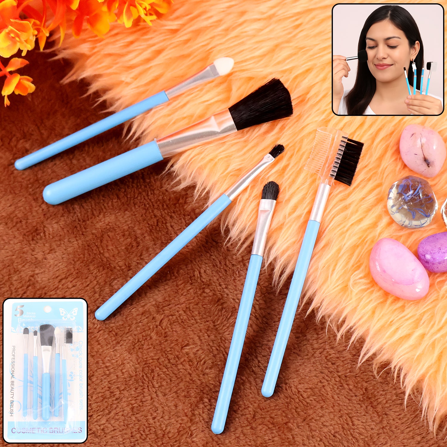 Makeup Brushes Kit (Pack of 5)