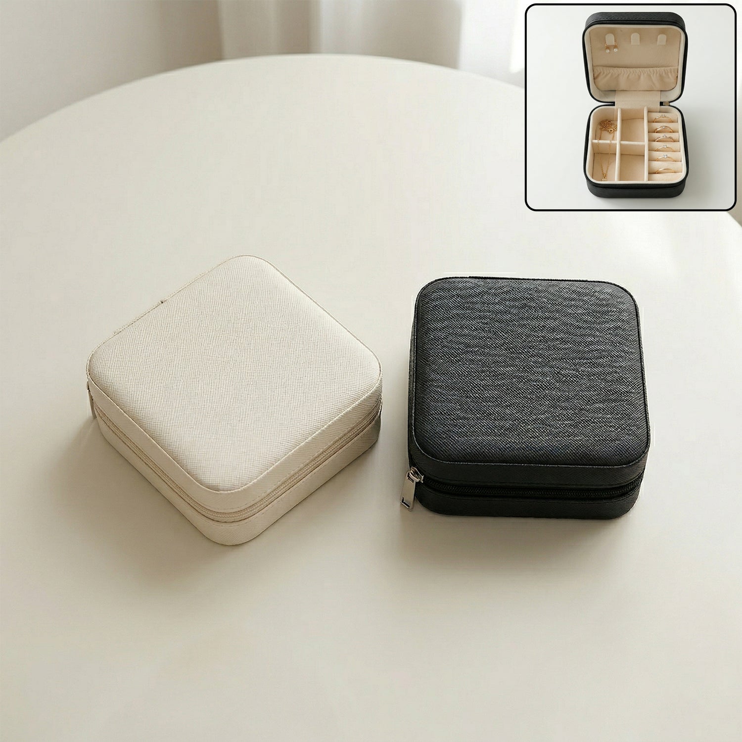 Mini PU Leather jewellery Box for Travel & Storage (1 Pc) - view 2