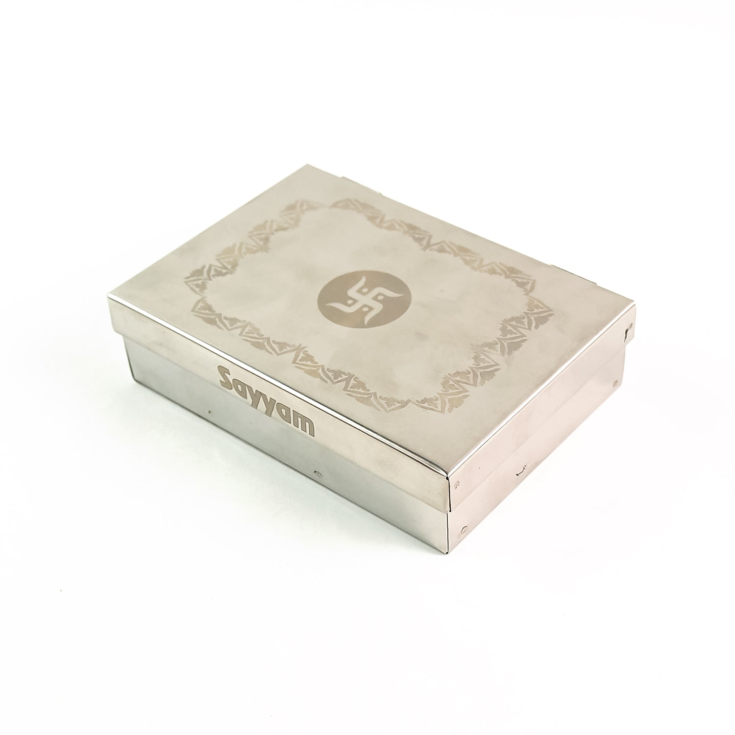 Multipurpose Stainless Steel Jewelry Storage Organizer Box 6 Compartments (1 Pc) - view 4