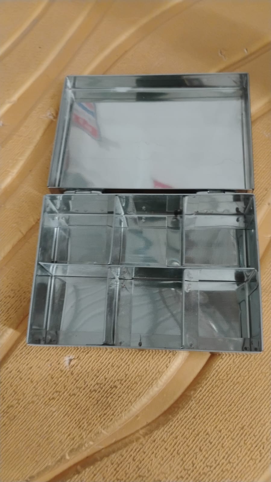Multipurpose Stainless Steel Jewelry Storage Organizer Box 6 Compartments (1 Pc) - view 7