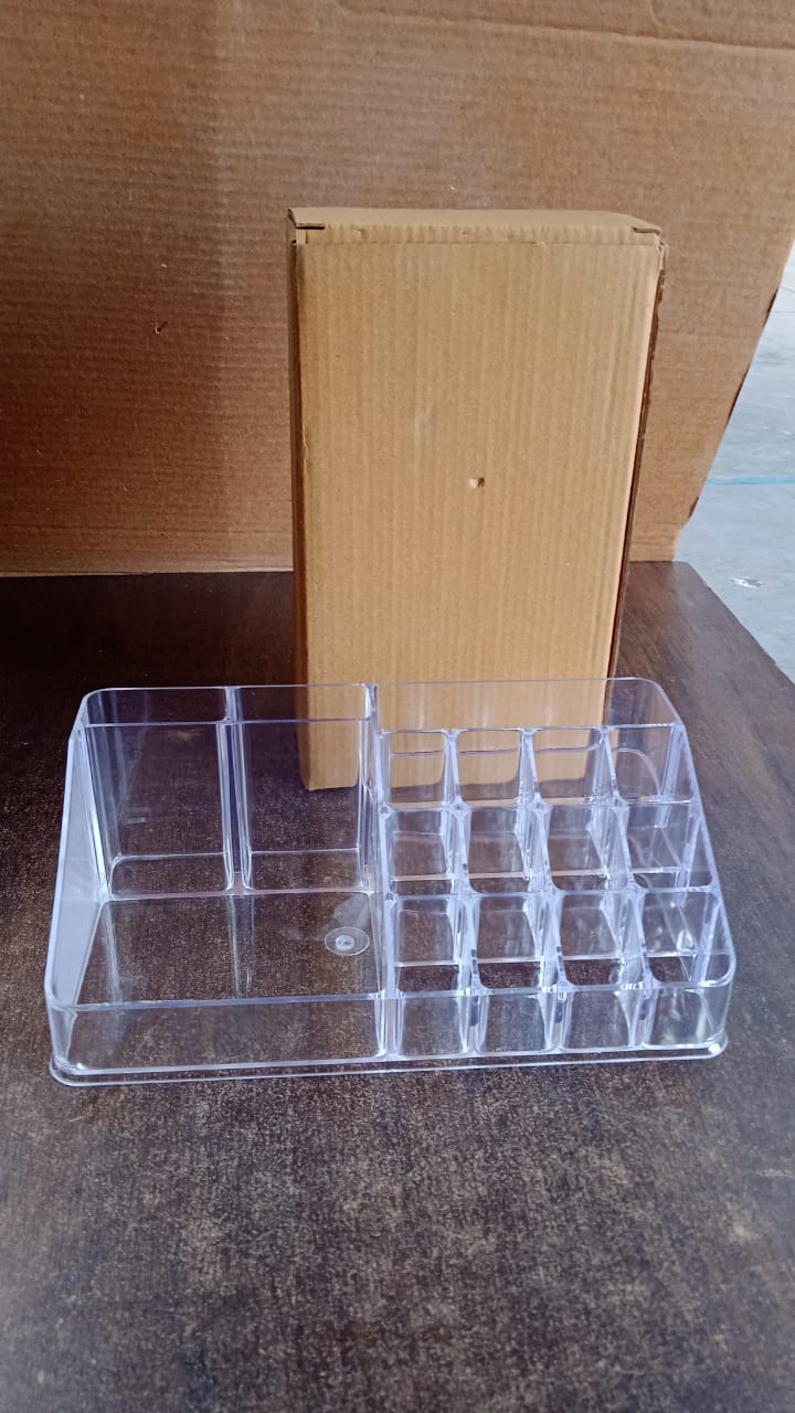 16 Compartment Cosmetic Makeup Jewellery Lipstick Storage Organiser Box - view 7
