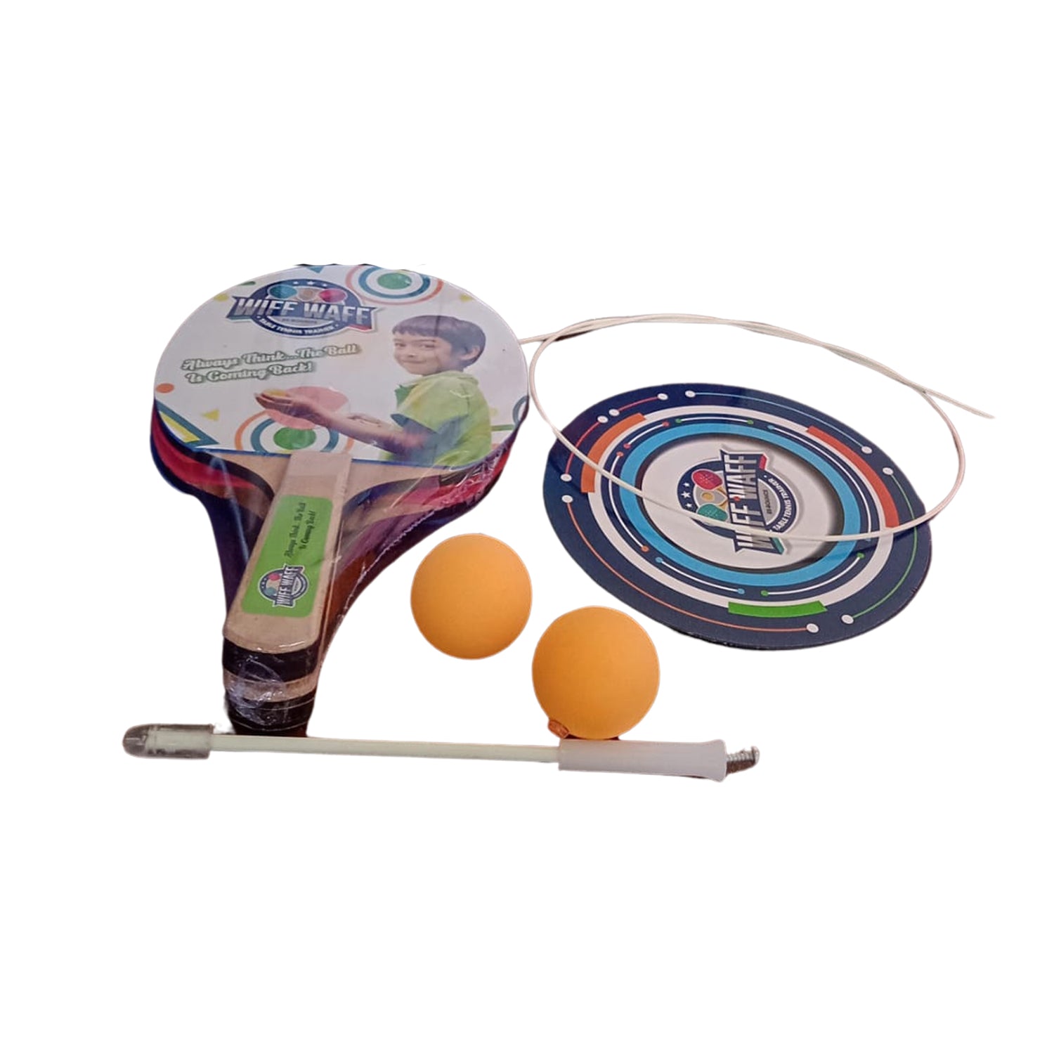 Portable Wiff Waff Rebound Table Tennis Trainer Set (1 Set) - view 3