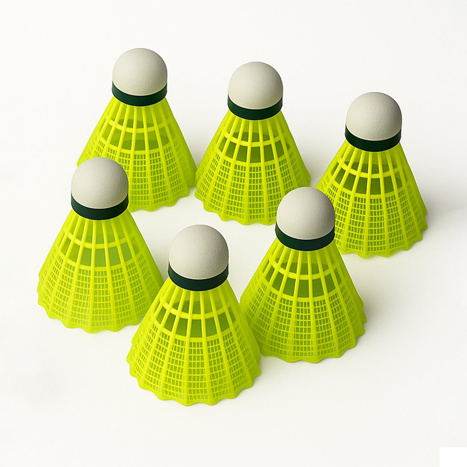 Konex Durable Plastic Shuttlecock (6 Pcs Set) - view 4
