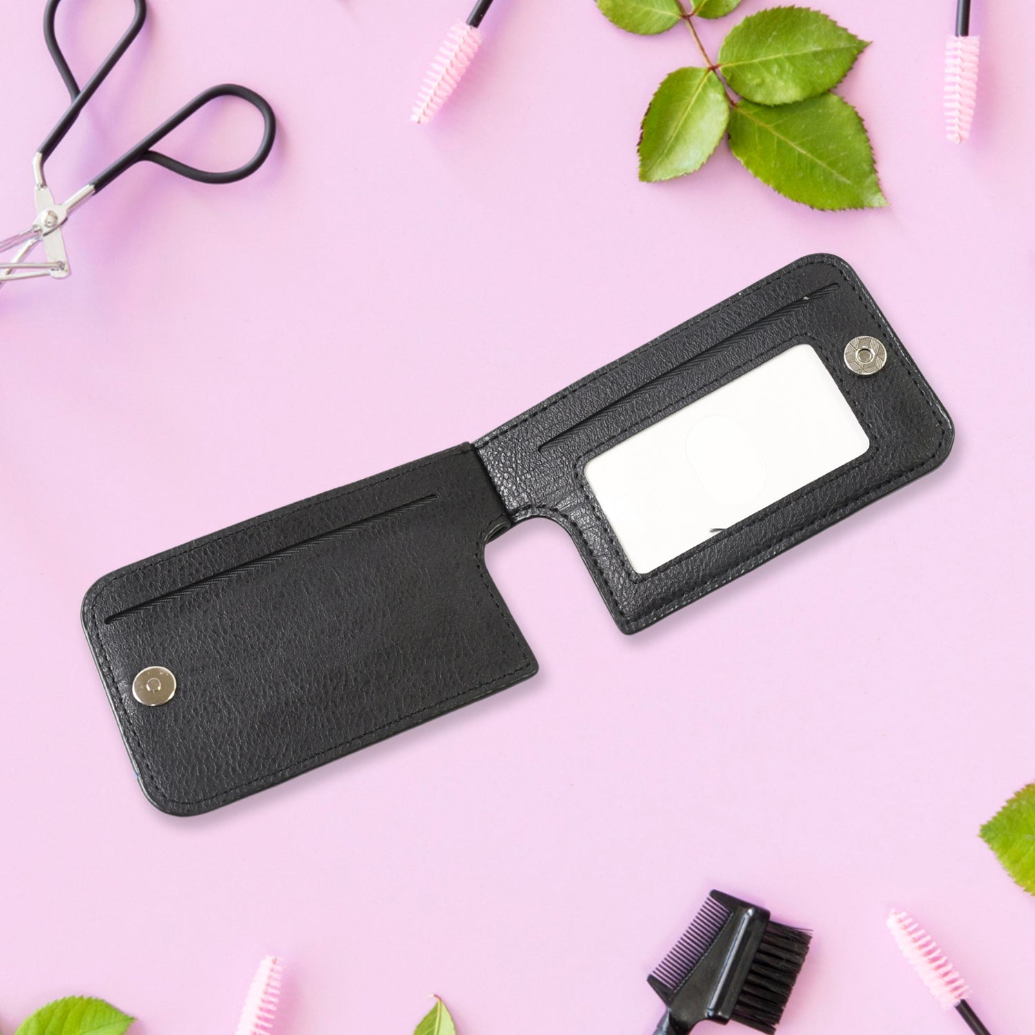 Black Adhesive Card phone Holder, Card Wallet Phone Attachment (1 Pc) - view 3