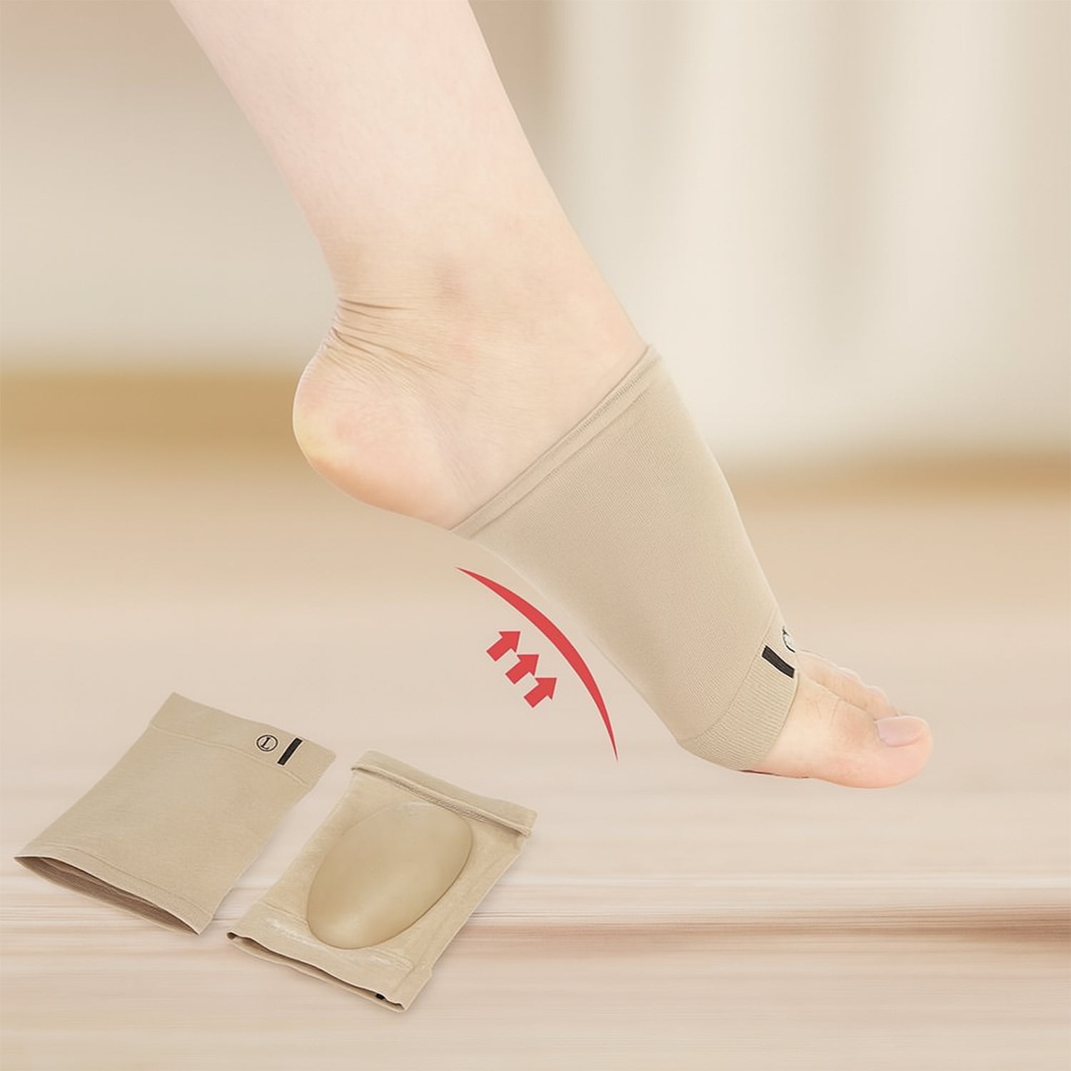 Foot Arch Support for Men & Women | Medial Arch Support for Flat Feet Correction Sleeve with Cushion | Planta…