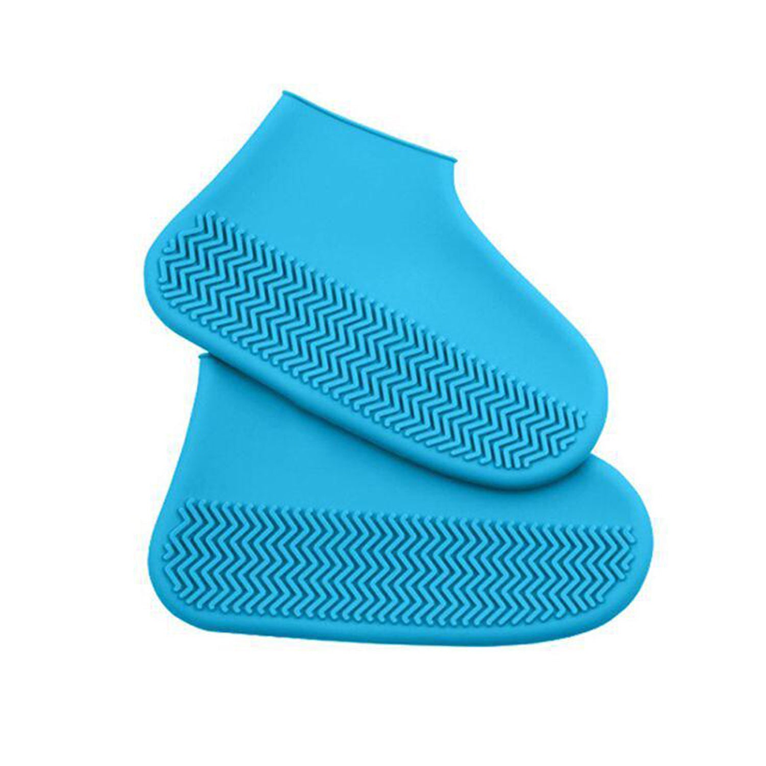 Non-Slip Silicone Rain Anti skid Waterproof Fordable Boot Shoe Cover (Mix Color) - view 4