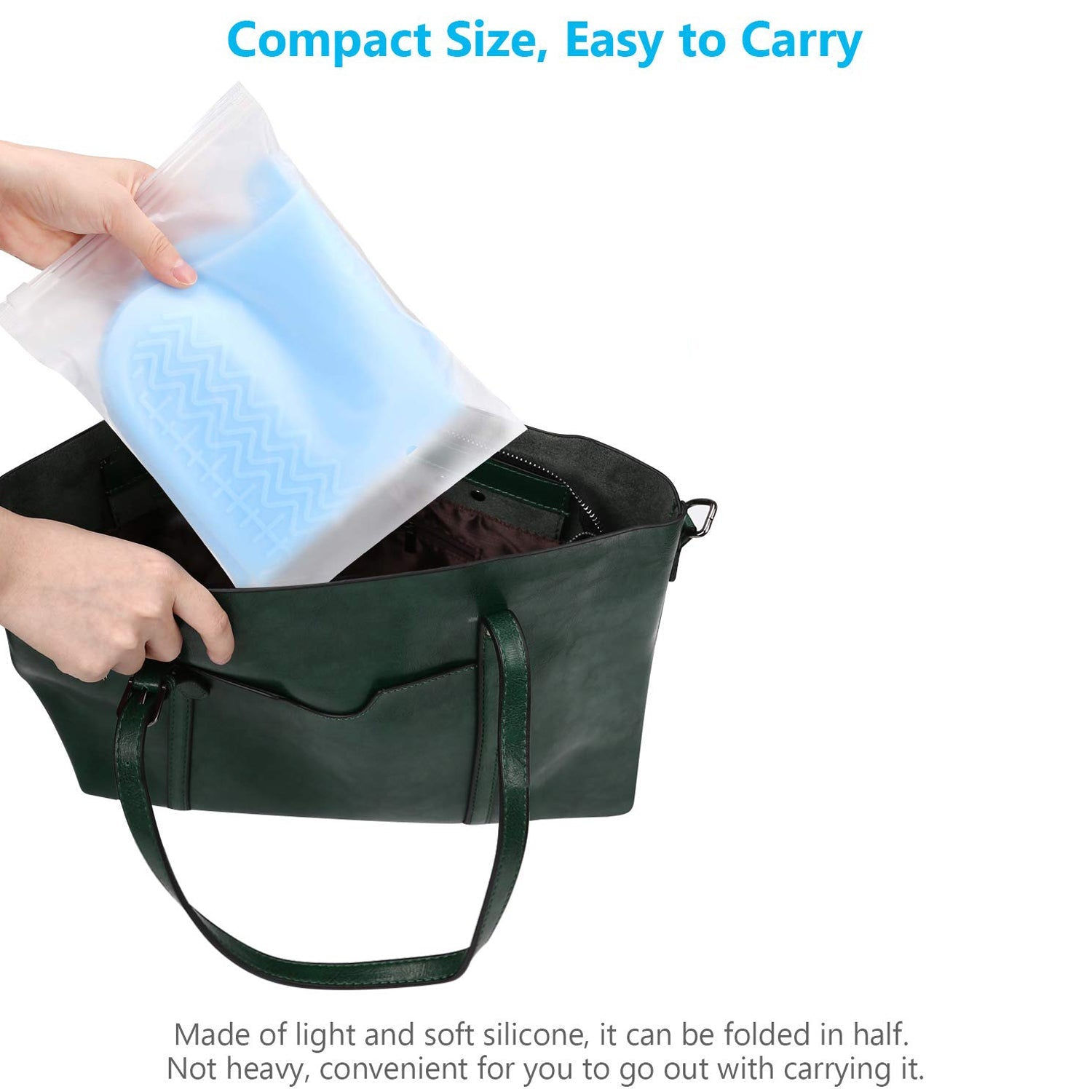 Non-Slip Silicone Rain Anti skid Waterproof Fordable Boot Shoe Cover (Mix Color) - view 7